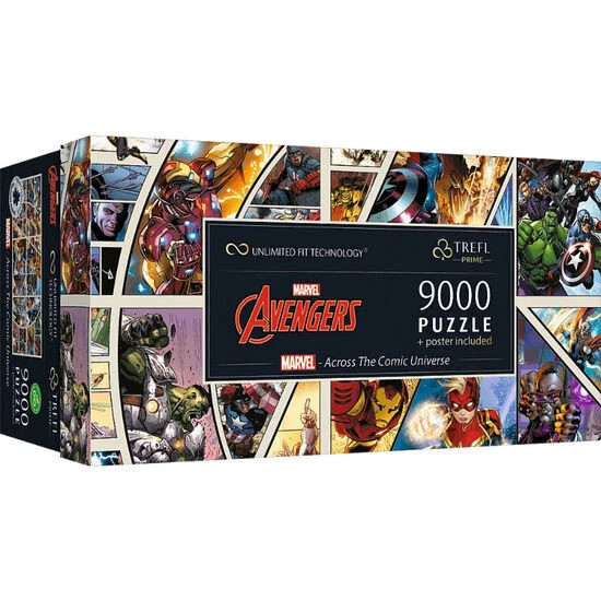 Trefl Trefl Marvel Across The Comic Universe 9000 Pcs Puzzle | 81022 - Toys & Games - Lebanon