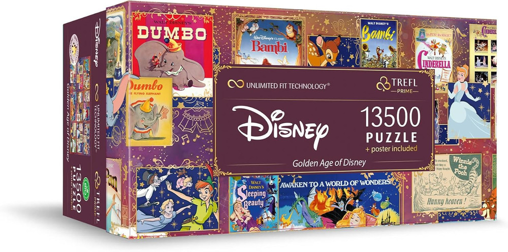 Trefl Trefl Prime Golden Age of Disney – 13500 Pcs Puzzle | 81026 - Toys & Games - Lebanon