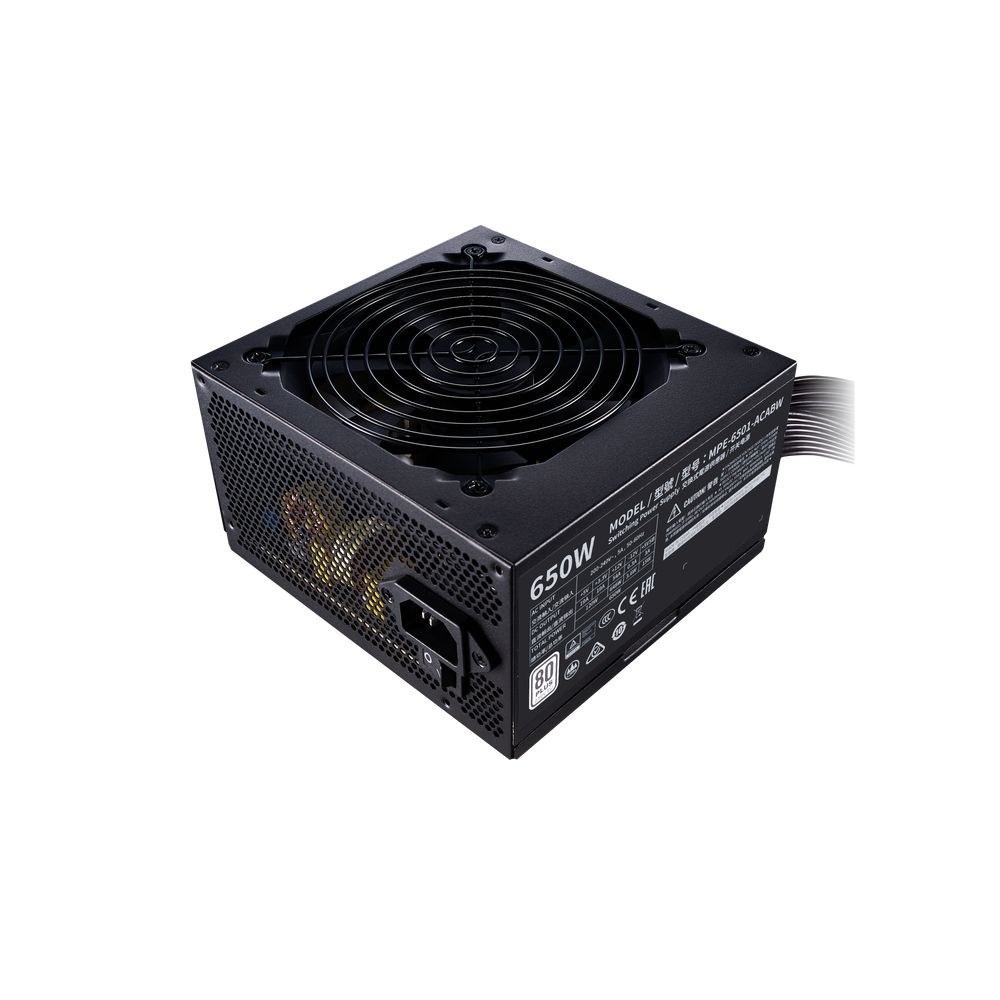 Cooler Master Cooler Master MWE 650 WHITE 230V - V2 80 PLUS STANDARD 230V EU CERTIFIED POWER SUPPLY | MPW-6501-ACABW-EU - Computers & Tech - Lebanon
