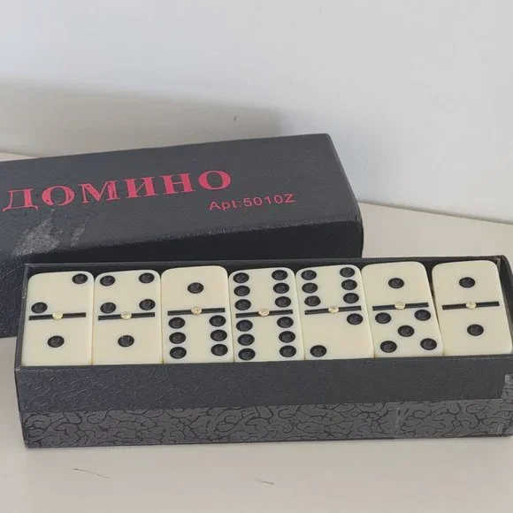  Dominoes Double-Six Set of 28 - Box Edition | AL5010G - Toys & Games - Lebanon