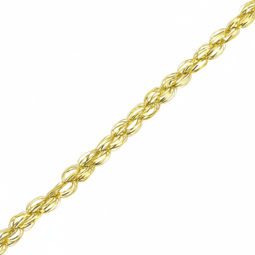 Twisted Rope Garland - Metallic Gold | ALXJ-8091 - Home & Kitchen - Lebanon