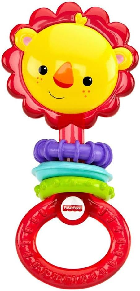 Fisher Price Fisher-Price Infant Rattle Lion - Baby Sensory Toy | CGR70 - Toys & Games - Lebanon