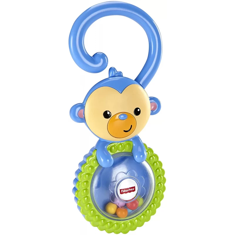 Fisher Price Fisher-Price Infant Rattle Monkey - Baby Sensory Toy | CGR87 - Toys & Games - Lebanon