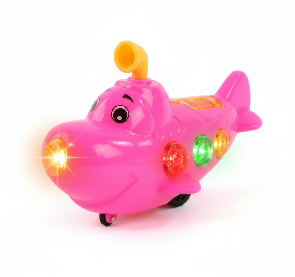 Kids Light-Up Submarine Toy - Pink Color | 22909 - Toys & Games - Lebanon