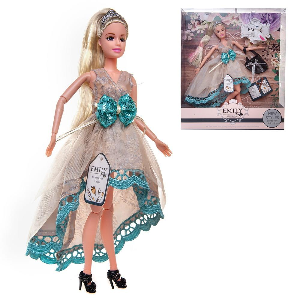 Emily Fashion Doll with Lace Dress & Accessories | QJ079B - Toys & Games - Lebanon
