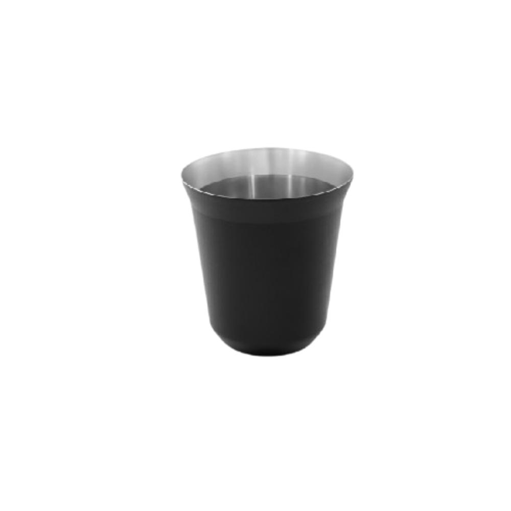 Barista Barista Colpo Doppio Stainless Black Cup, 160ml | PR0064 - Home & Kitchen - Lebanon