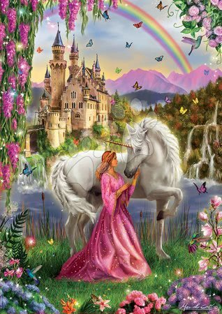 Educa Educa Enchanted Castle & Unicorn 500-Piece Puzzle | 17985 - Toys & Games - Lebanon