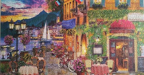 Educa Educa Italian Lakeside Café 2000-Piece Puzzle | 18009 - Toys & Games - Lebanon