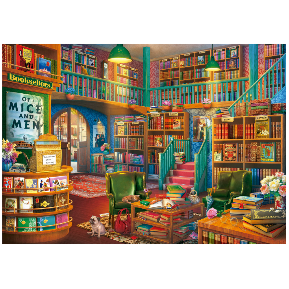 Educa Educa 19925 - Cozy Bookstore 1000-Piece Jigsaw Puzzle | 19925 - Toys & Games - Lebanon