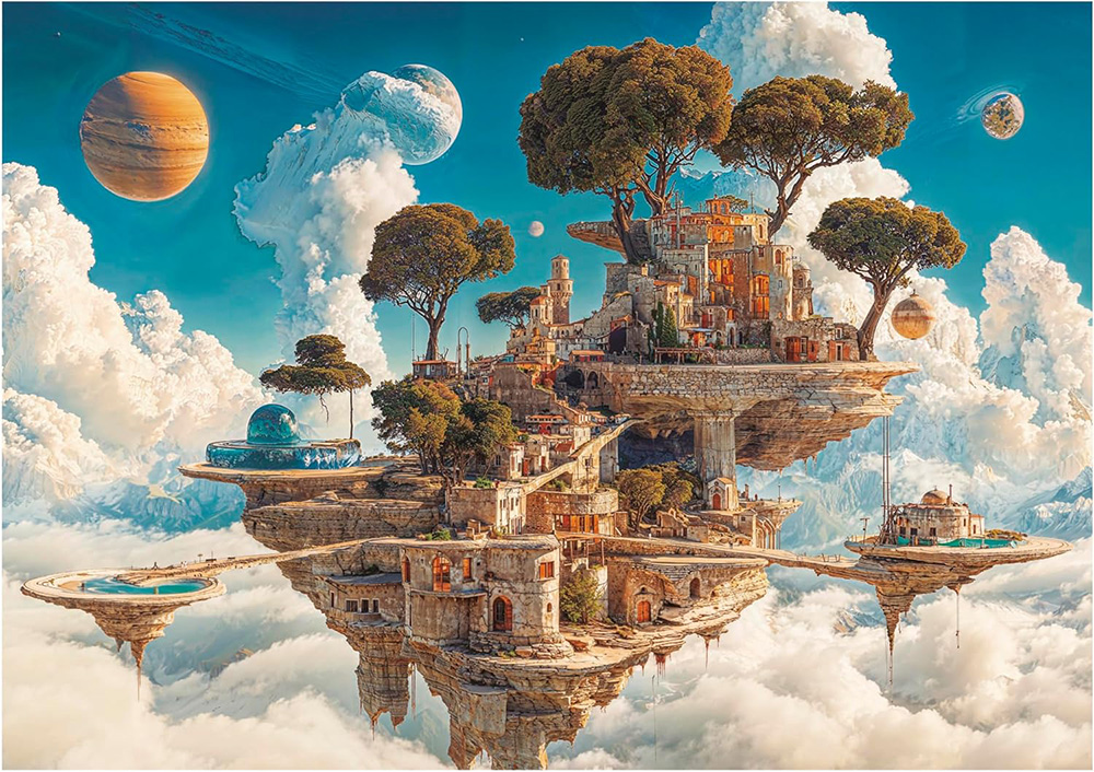 Educa Educa 20230 - Floating Sky City Fantasy Puzzle 500 Pieces | 20230 - Toys & Games - Lebanon