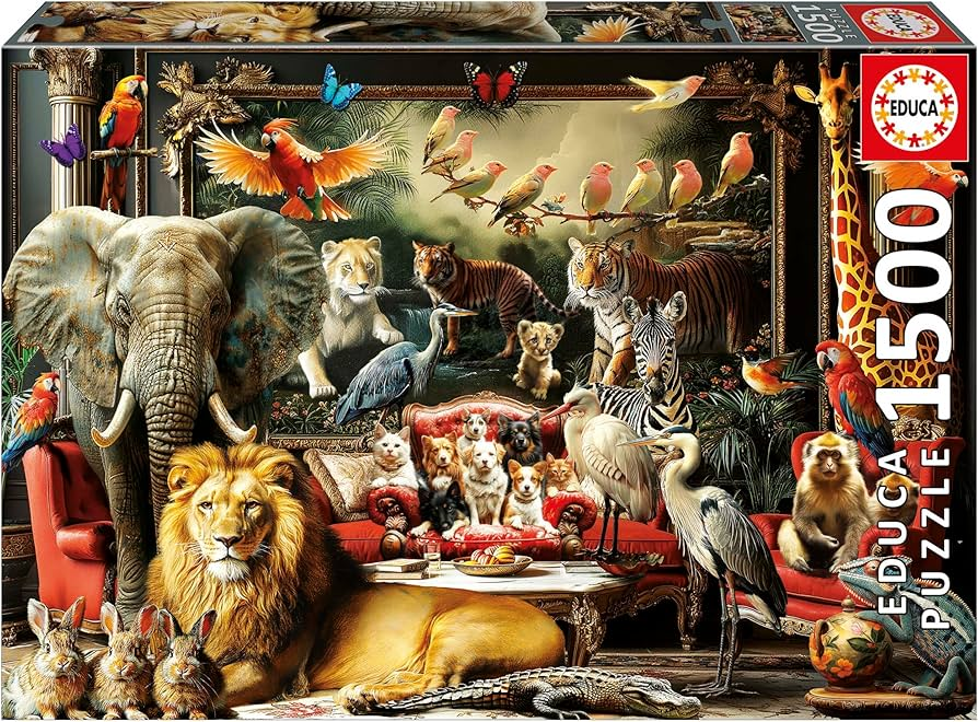 Educa Educa 20245 - Royal Animal Gathering Puzzle (1500 Pieces) | 20245 - Toys & Games - Lebanon