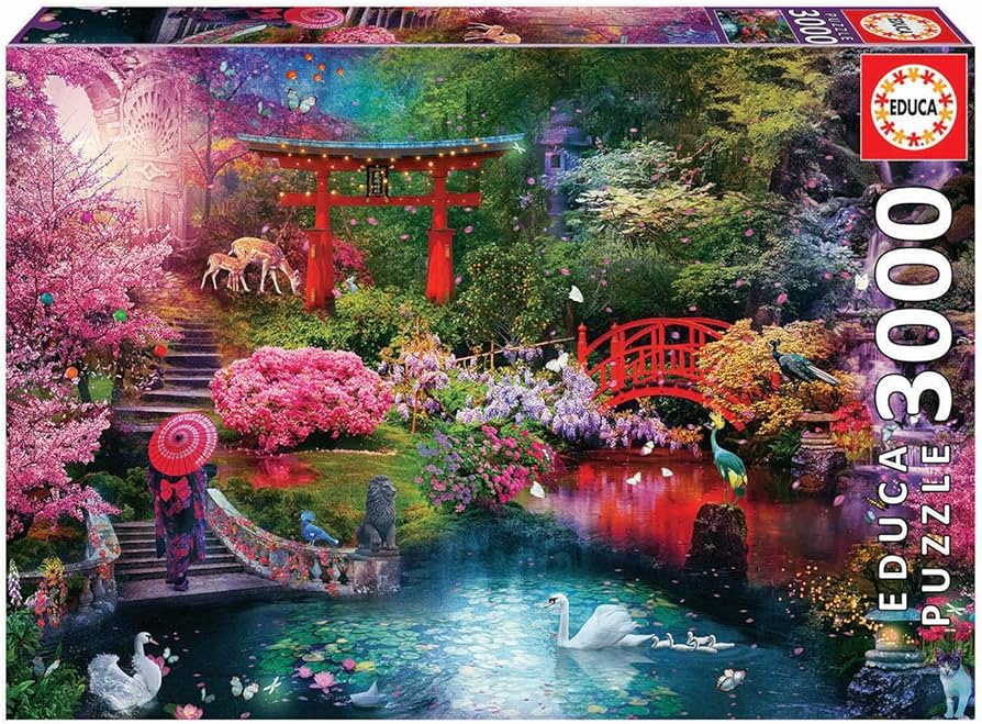 Educa Educa 19282 - Japanese Fantasy Garden Puzzle (3000 Pieces) | 19282 - Toys & Games - Lebanon