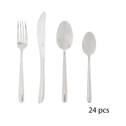BRUNBESTE BRUNBESTE Cutlery set 24pcs inox | 3905# - Home & Kitchen - Lebanon