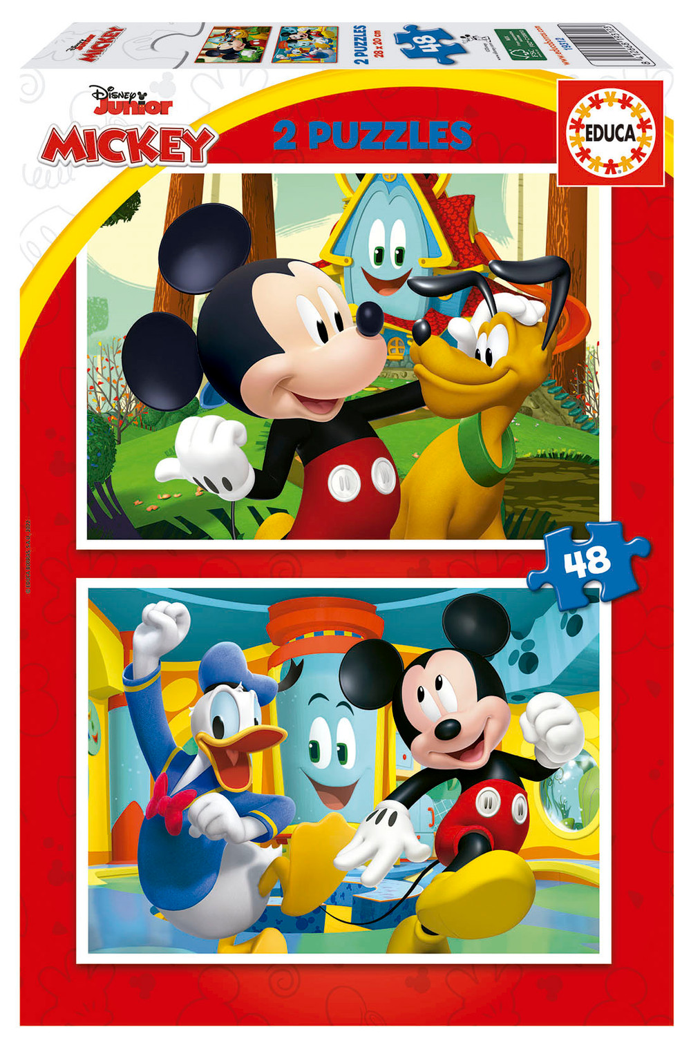 Educa Educa Mickey Mouse - 2 Puzzles (48 pcs each) | 19312 - Computers & Tech - Lebanon