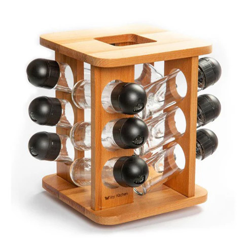 Billi Billi Spice Rack 12 Bottles | BILI-008/12 - Home & Kitchen - Lebanon
