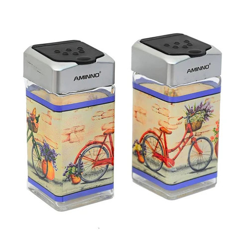 BDR BDR Set of 2 Pepper Shakers 9.8×4.5 cm | 6920063010133 - Home & Kitchen - Lebanon