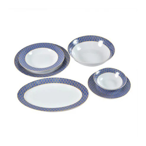 BDR BDR Dinner Set 26 Pcs Blue | 6285360266493 - Home & Kitchen - Lebanon