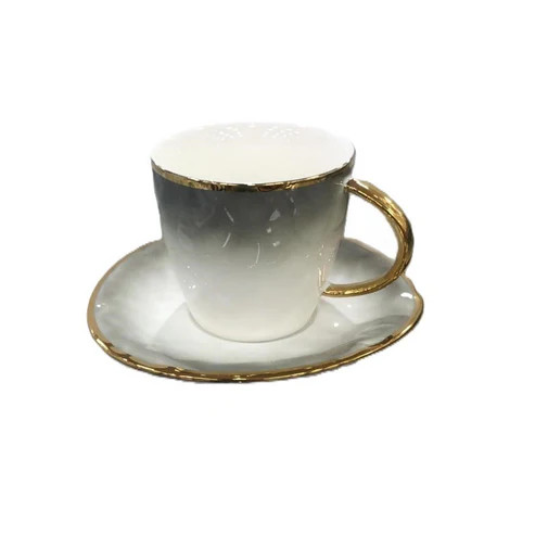 Cup & Saucer Cups & Saucers Tea - Smokey Mist | CS0010276# - Home & Kitchen - Lebanon