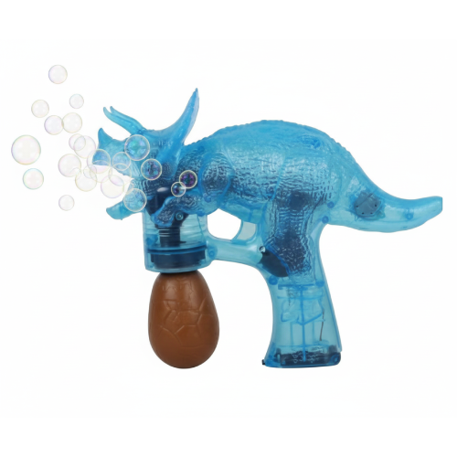 Blue Dinosaur Bubble Blower Gun with Bubble Solution | BV6610 - Sports & Outdoors - Lebanon