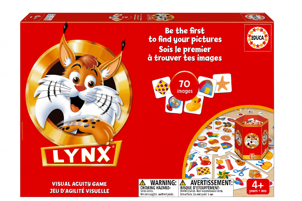 Educa Educa 20029 - Lynx Visual Acuity Game (70 Images) | 20029 - Toys & Games - Lebanon