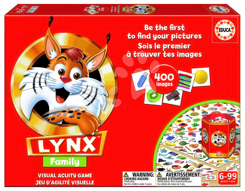 Educa Educa 20093 - Lynx Family Visual Acuity Game (400 Images) | 20093 - Toys & Games - Lebanon