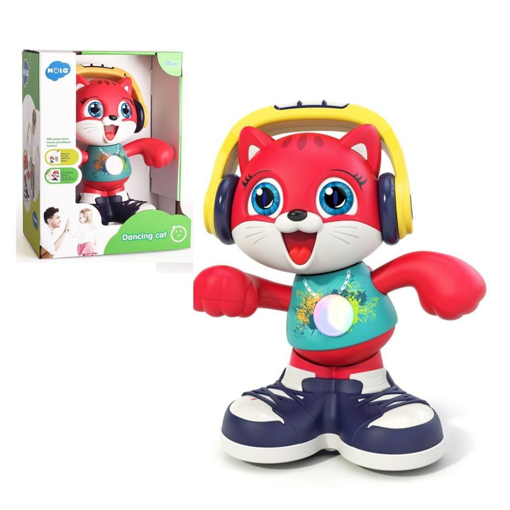 Hola Dancing Cat Interactive Toy (18M+) | E721 - Toys & Games - Lebanon