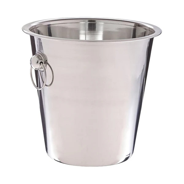 KING IB21 ICE BUCKET W/RING HDL SILVER TOUCH | KG064001210004 - Home & Kitchen - Lebanon