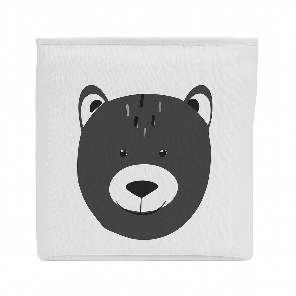 Animal Storage Box - Dark Grey Bear Design | 368-2 - Home & Kitchen - Lebanon