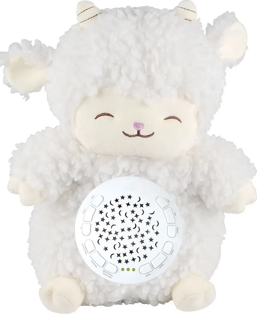 Soothing Baby Sleep Plush Toy – Soft Musical & Light-Up Lamb | FM666-28 - Toys & Games - Lebanon