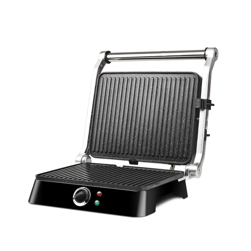 Girmi Girmi Contact Grill 1400W Stainless Steel | GBS44 - Home & Kitchen - Lebanon
