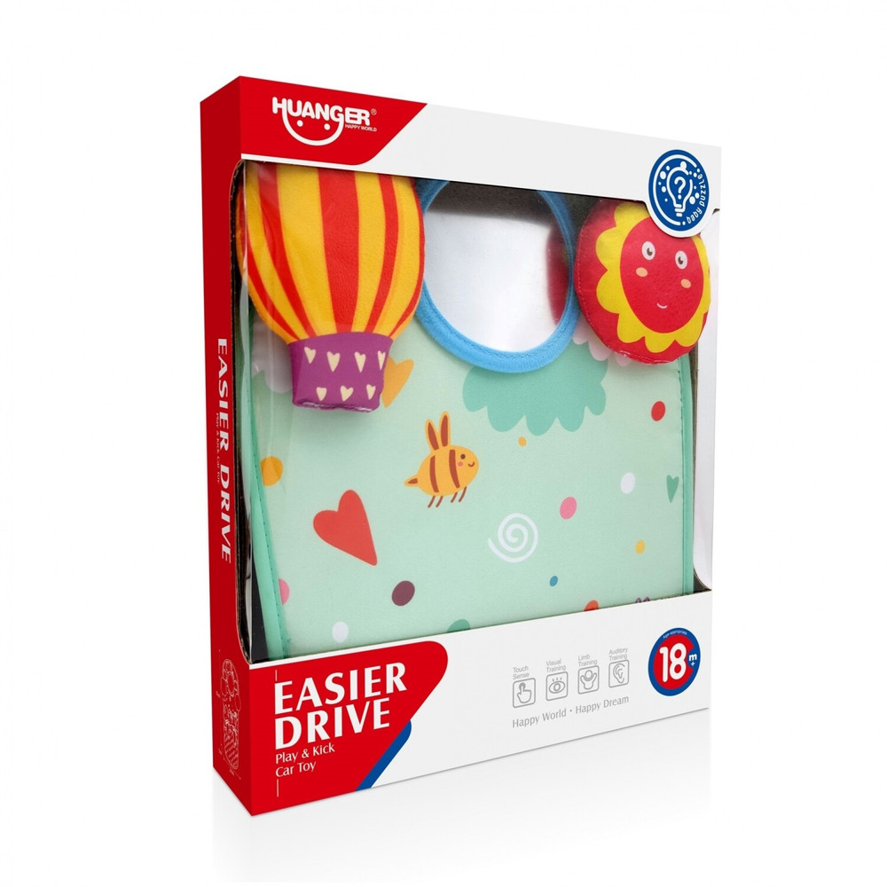 Huanger Easier Drive Play & Kick Car Toy with Mirror & Hanging Plush | HE0624 - Toys & Games - Lebanon