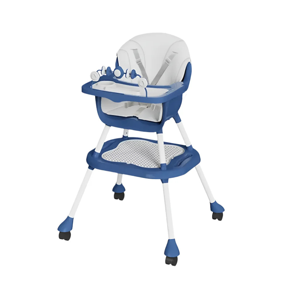 Baby Dining Table & Chair 5-in-1 – Blue | XJA7713 - Home & Kitchen - Lebanon