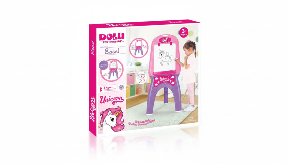 Dolu Dolu Unicorn Kids Drawing & Painting Easel | 2562 - Toys & Games - Lebanon