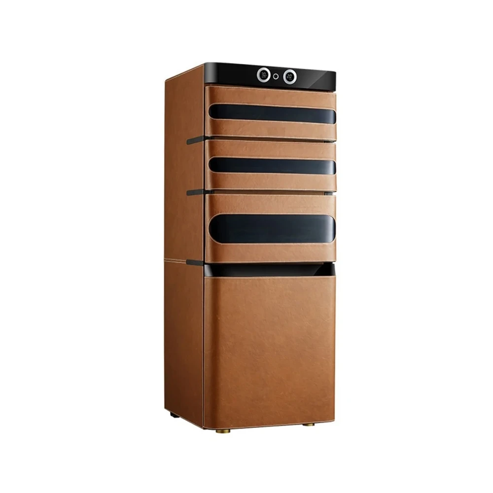 Campomatic Campomatic Luxury Humidor 1200 Cigar Leather Fingerprint Lock | CH1200LW - Home & Kitchen - Lebanon