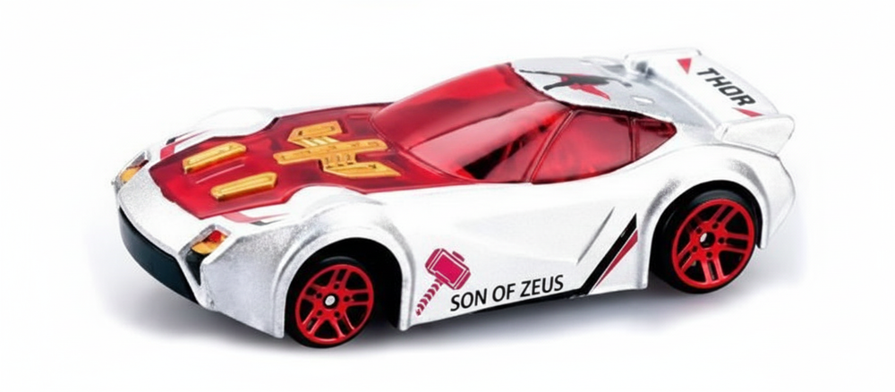 Avengers Thor Die-Cast Metal Car - White & Red | 060-2 - Toys & Games - Lebanon