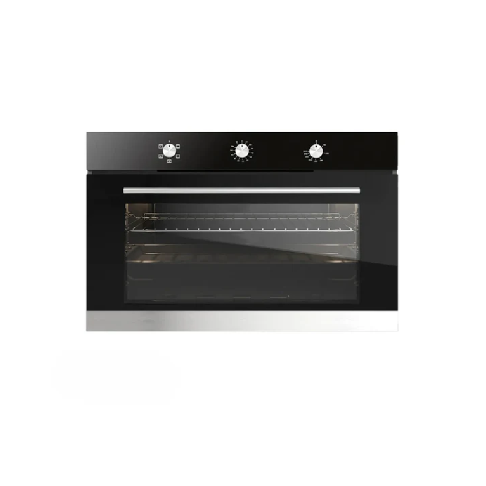 FLORA Oven 90 cm Gas Convection 120L Black | FLBO14-GGTF-912BG - Home & Kitchen - Lebanon