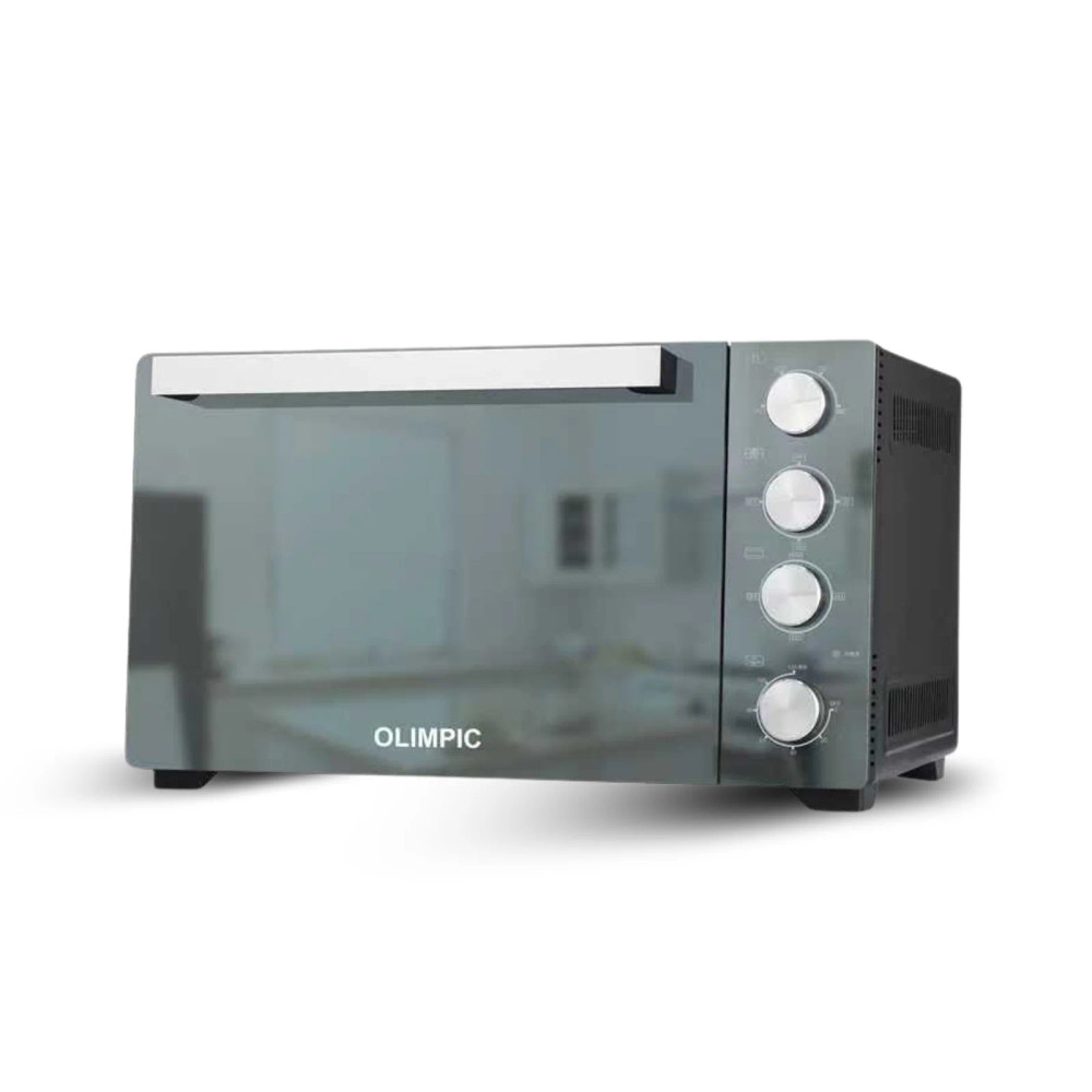 Olimpic Olimpic Electric Oven 70L Double Glass Black | OLKCA3-70LB - Home & Kitchen - Lebanon