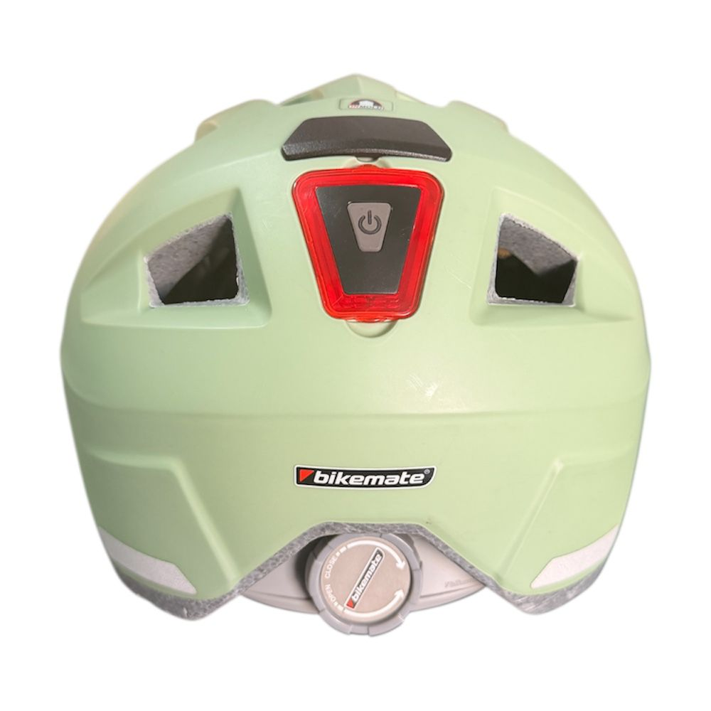 Bikemate Bikemate Cycling Helmet with Rear LED Light Mint Green - Sports & Outdoors - Lebanon
