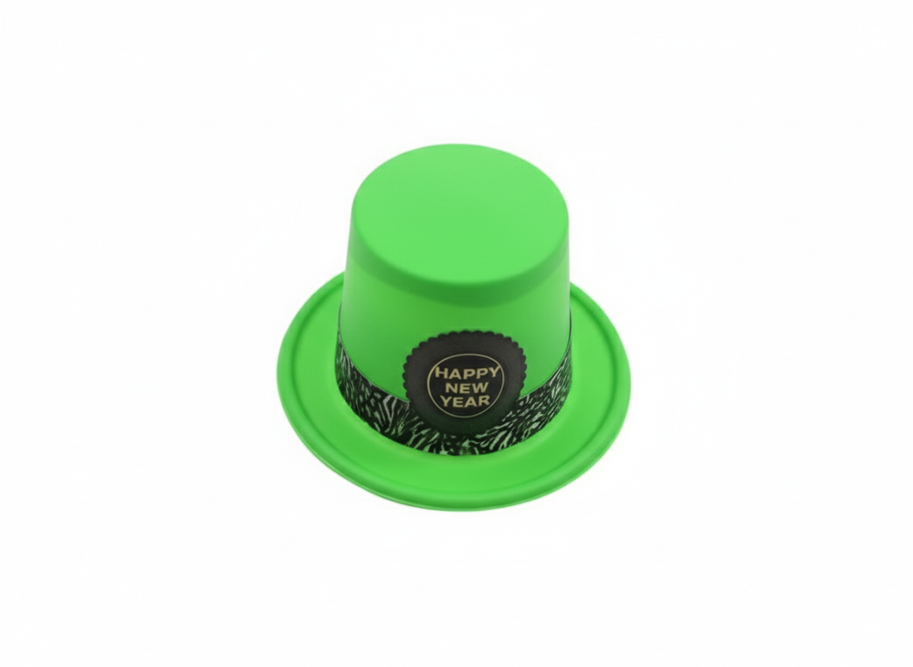 Neon Happy New Year Party Hat - Green | AL1836 - Home & Kitchen - Lebanon