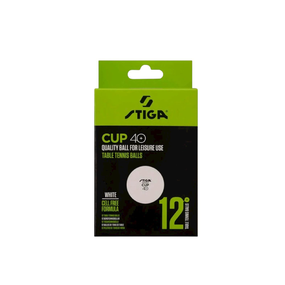 Stiga Stiga Ball Cup 40+ Table Tennis Balls – 12 Balls - Sports & Outdoors - Lebanon