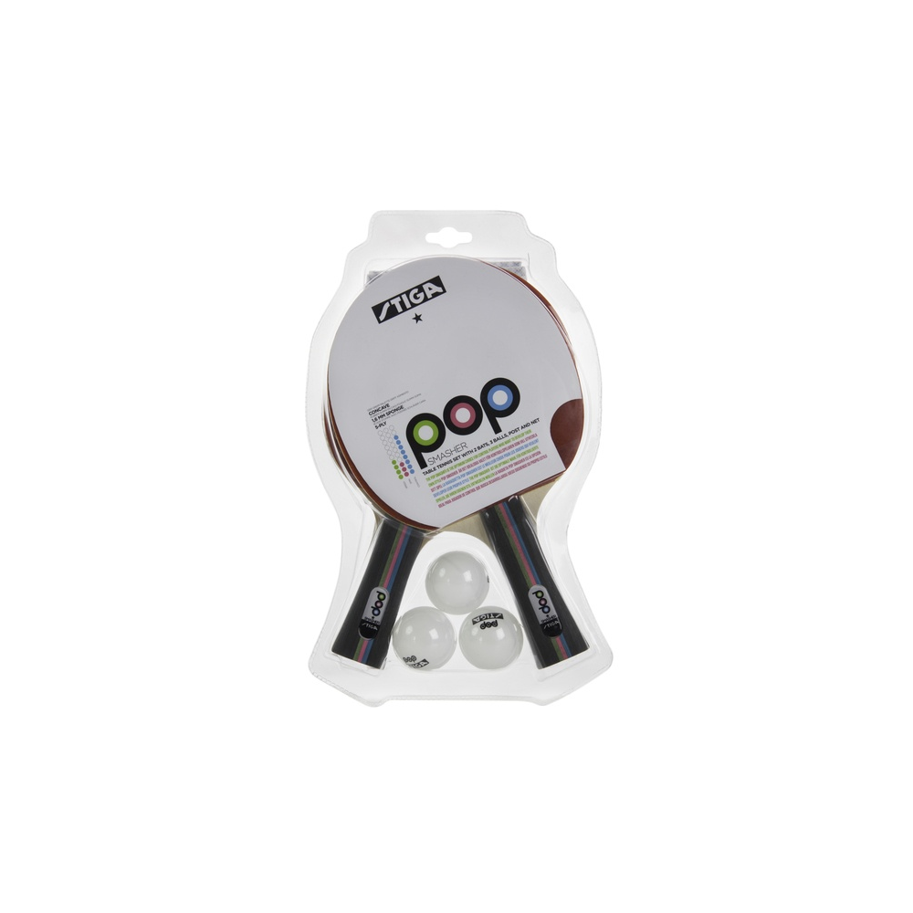 Stiga Stiga Pop Smasher 1-Star Table Tennis Set - Sports & Outdoors - Lebanon