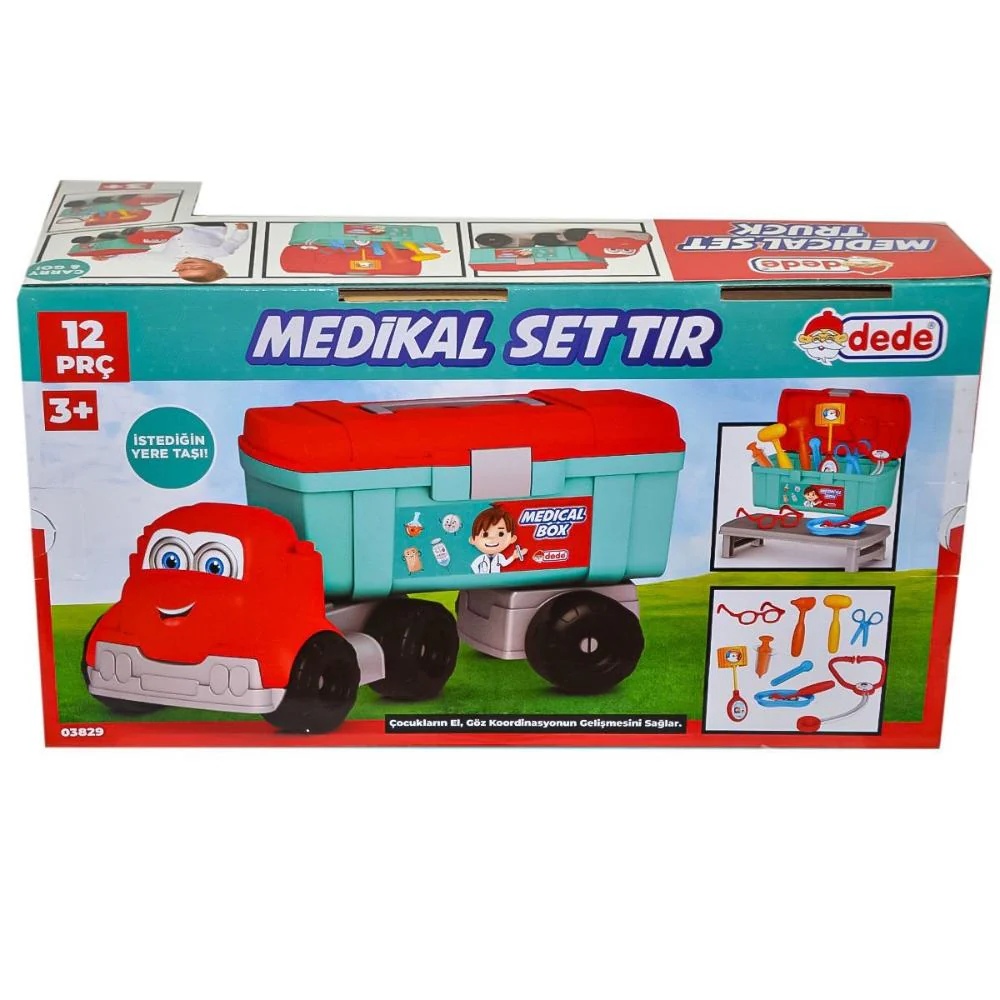 Dede Kids Medical Truck Play Set with Doctor Accessories - Pretend Play Toy | 03829 - Toys & Games - Lebanon