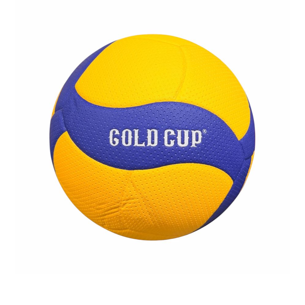 Gold Cup Volleyball for Indoor-Outdoor Size 5 - Purple & Yellow - Sports & Outdoors - Lebanon
