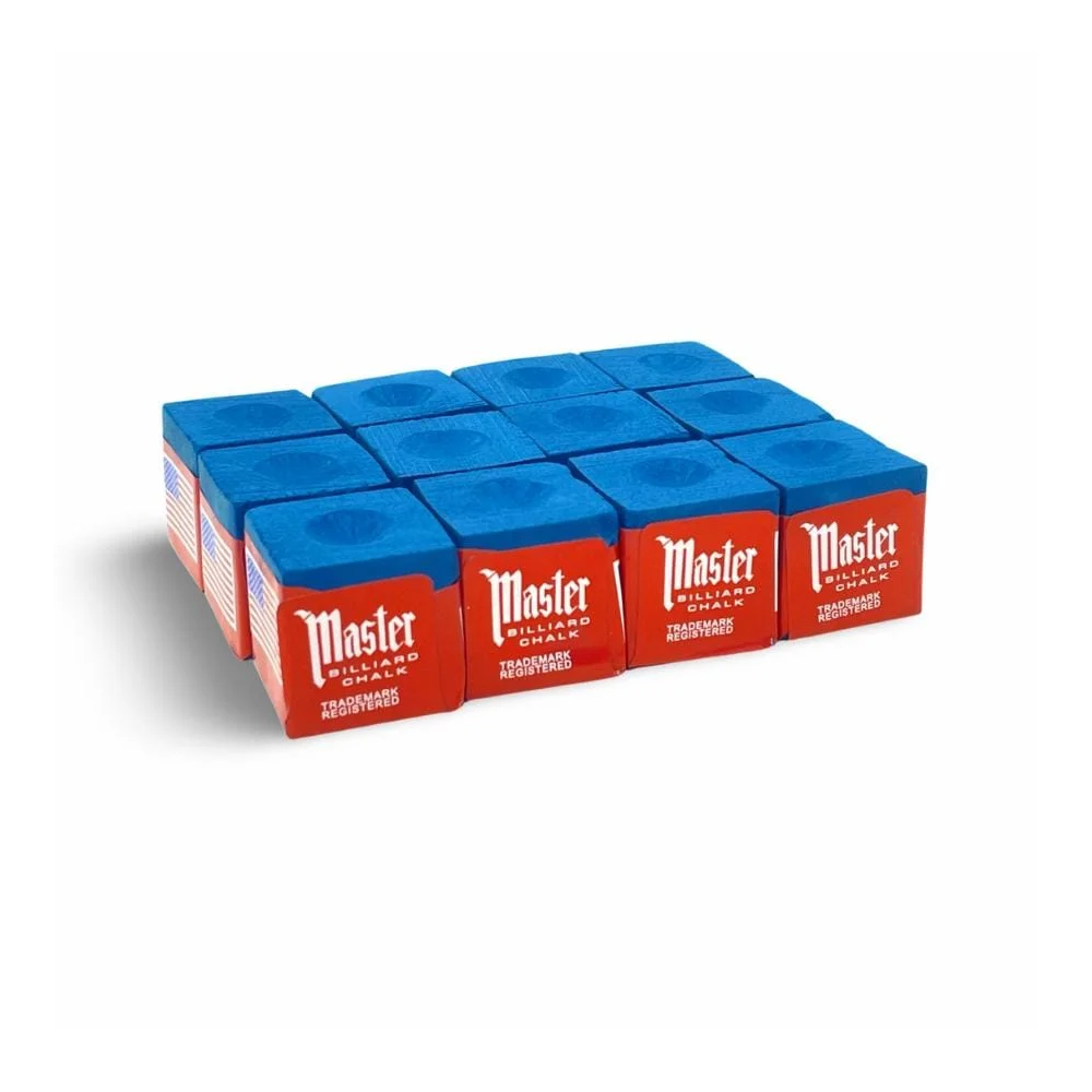 Master Billiard-Pool Cue Chalk-12 Cubes - Sports & Outdoors - Lebanon