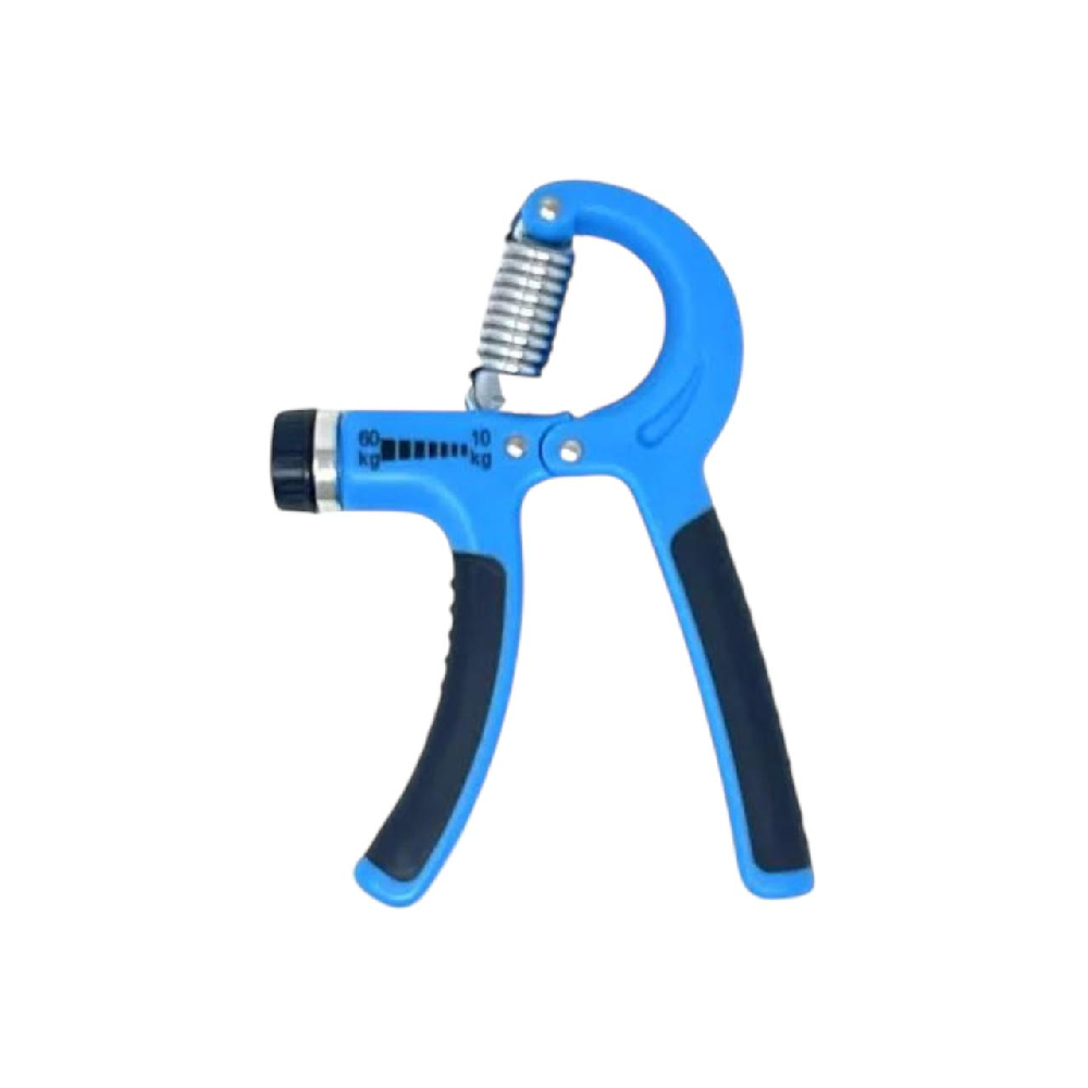 Hand Grip Exerciser Strengthener - Adjustable 10 kg to 60 kg - Blue - Sports & Outdoors - Lebanon