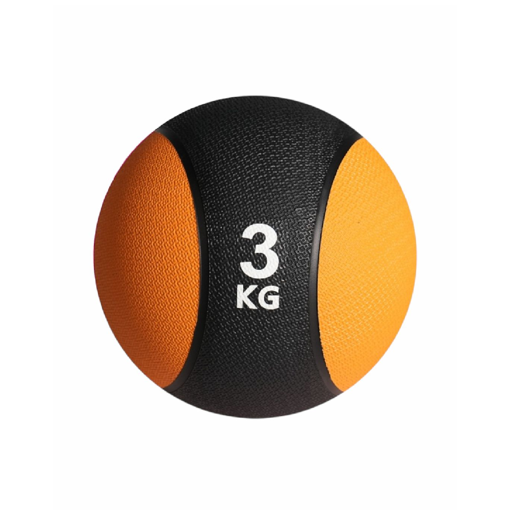 Solid Rubber Fitness Medicine Ball - 3 kg - Sports & Outdoors - Lebanon