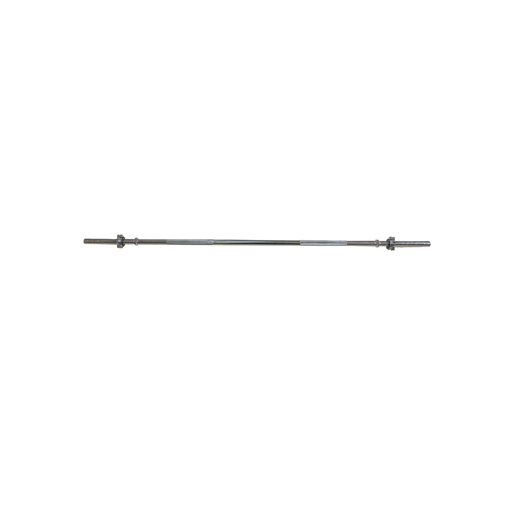 170 cm Barbell - Regular Straight Threaded Bar with Star Collars - Sports & Outdoors - Lebanon