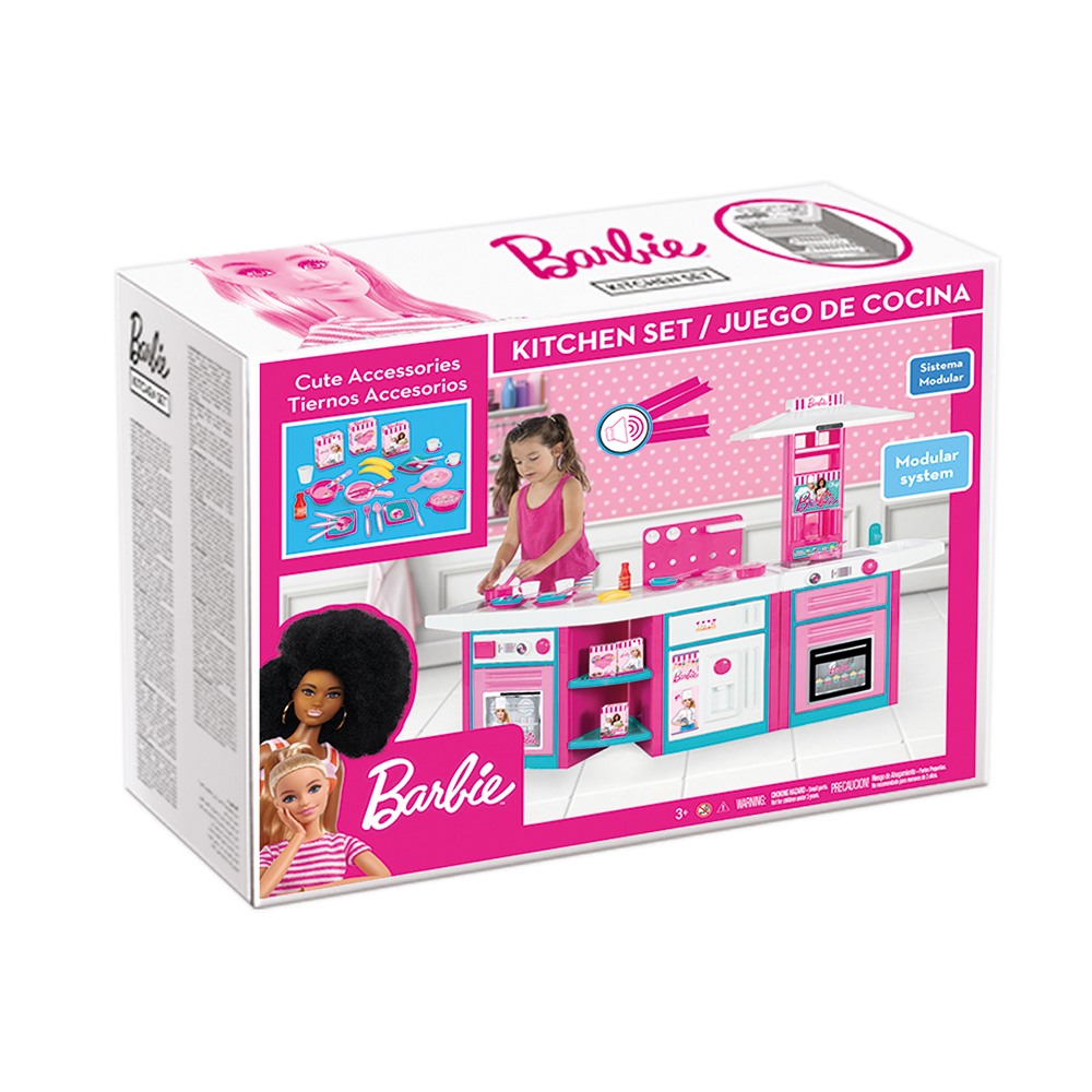 Barbie Barbie Kitchen Playset - Pink Modular Kitchen with Accessories | 1614 - Other - Lebanon