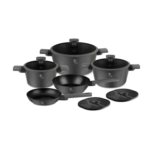 Berlinger Haus 10 pcs Cookware Set – Matte Anthracite | BH/8140