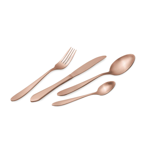 Berlinger Haus Berlinger Haus 24 pcs Cutlery Set Satin Rose Gold | BH/3076 - Home & Kitchen - Lebanon